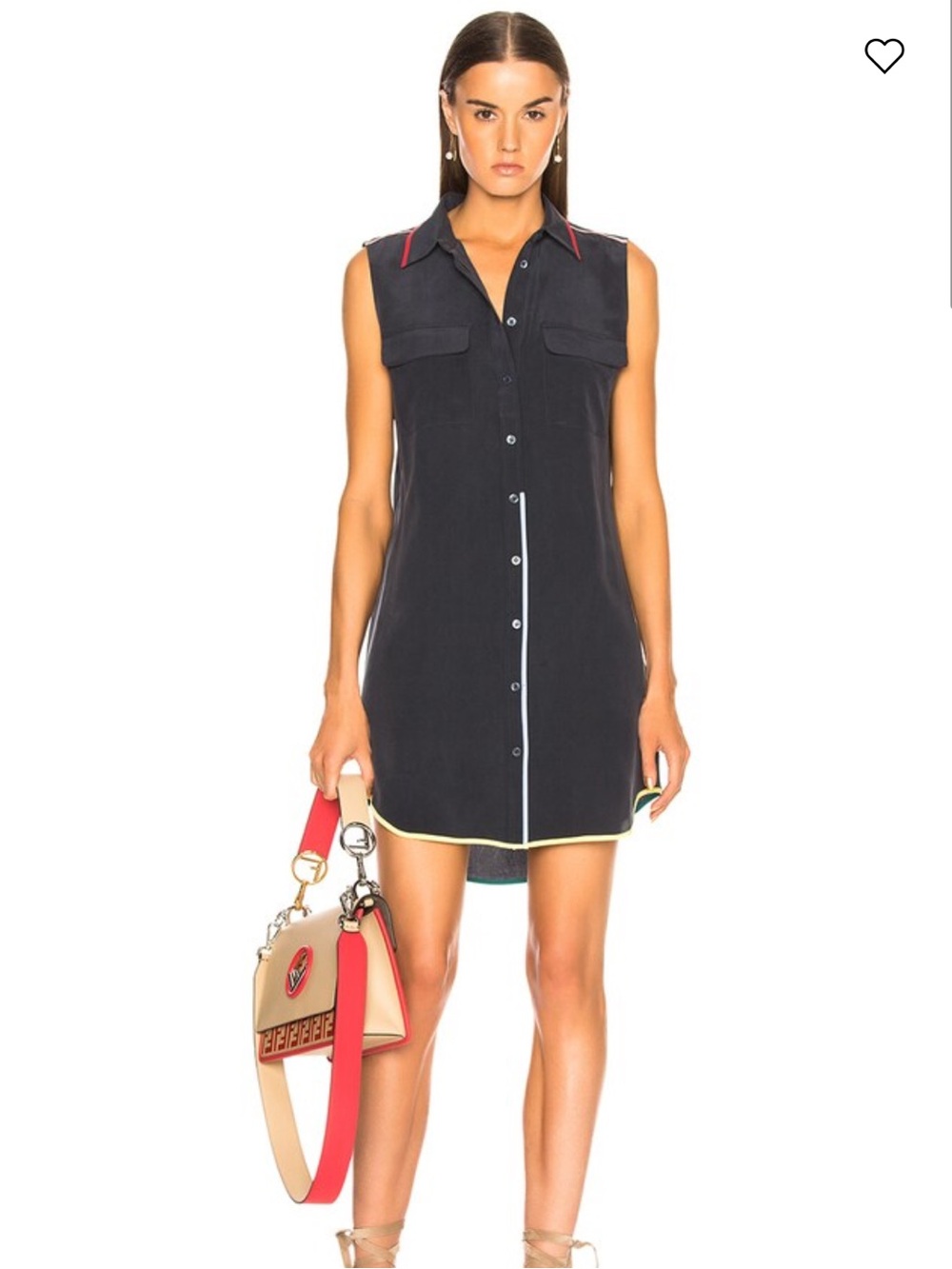 Equipment Femme Remy Utility Silk Dress M